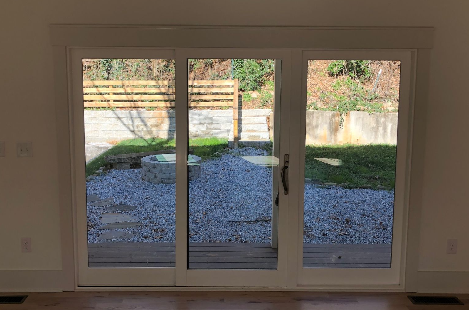 sliding glass door