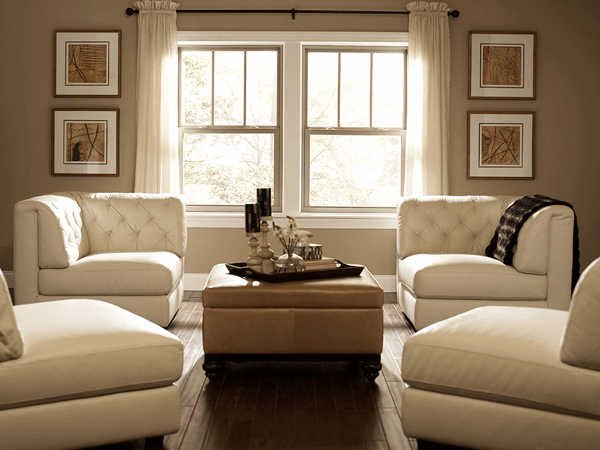 Aesthetic Sleek Living Room — Tucker, GA — Quinn Windows