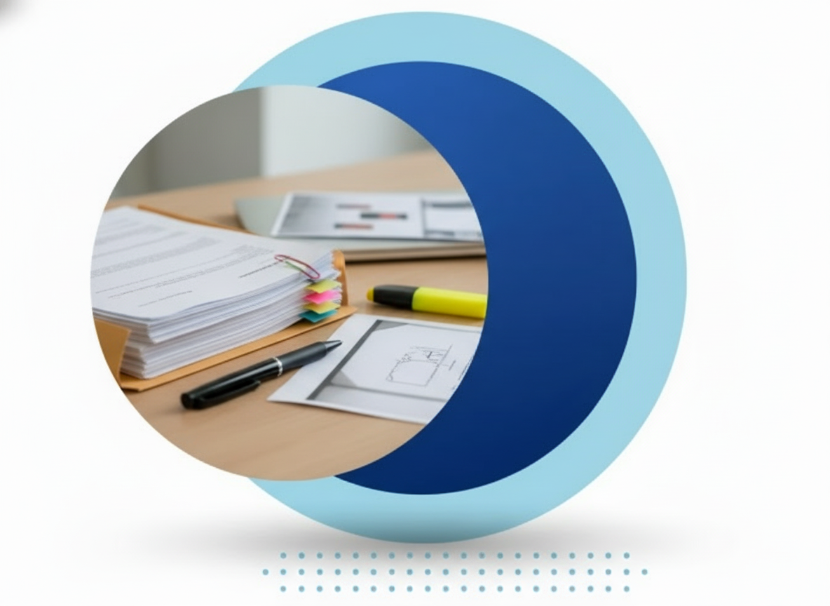 A person sitting at a desk with a laptop and coffee mug, smiling and making a fist-pump gesture.