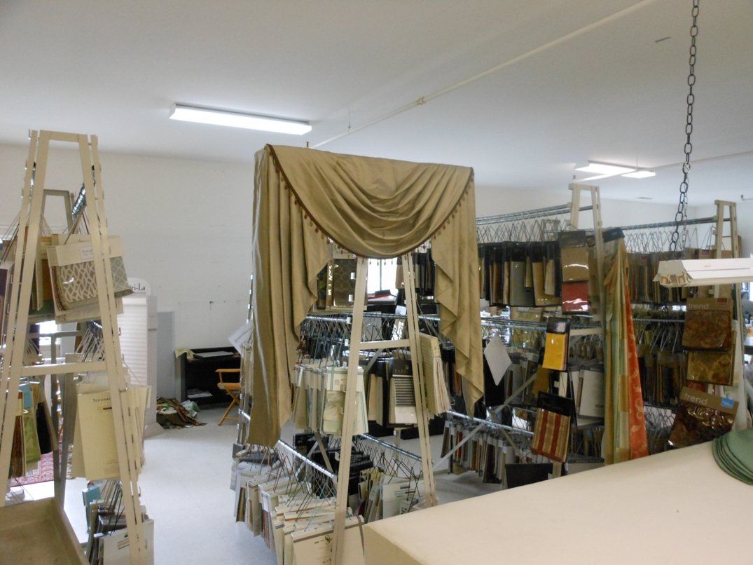 Interior of Drapery Workshop in Danbury, CT Region
