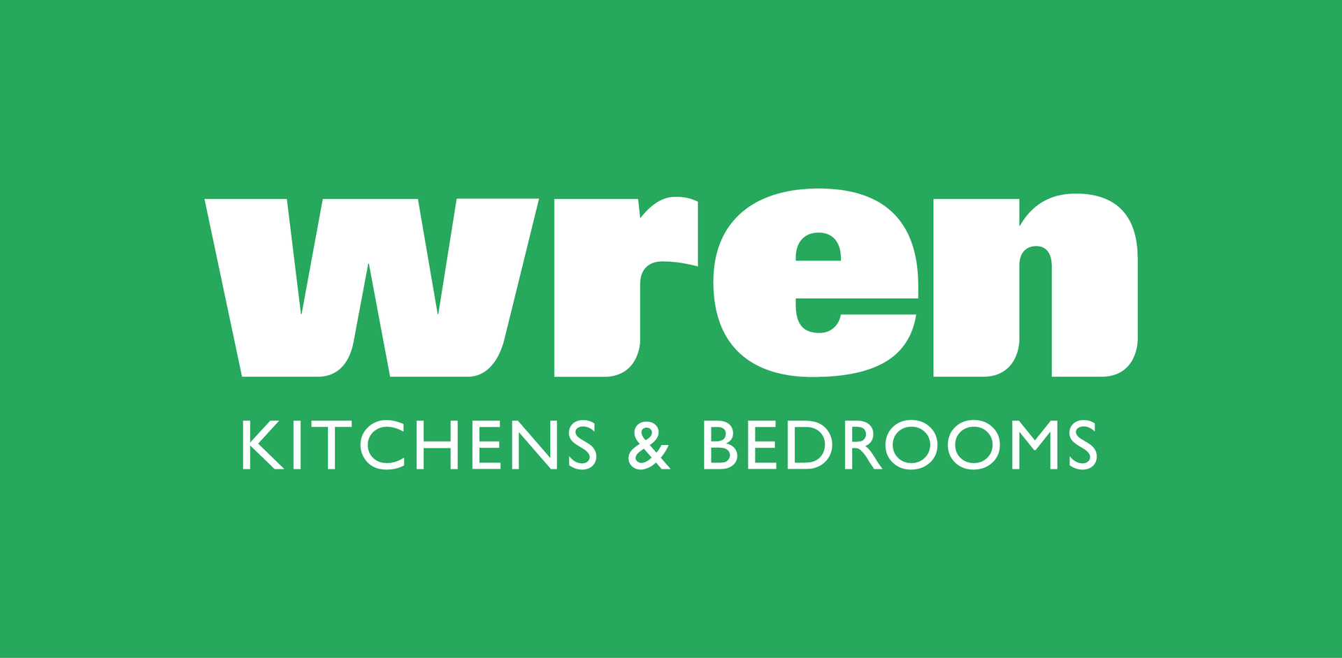Wren logo on green background, with white text that says