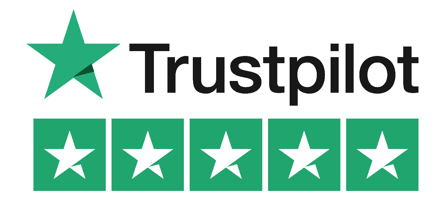 5 stars Trust pilot 5 stars