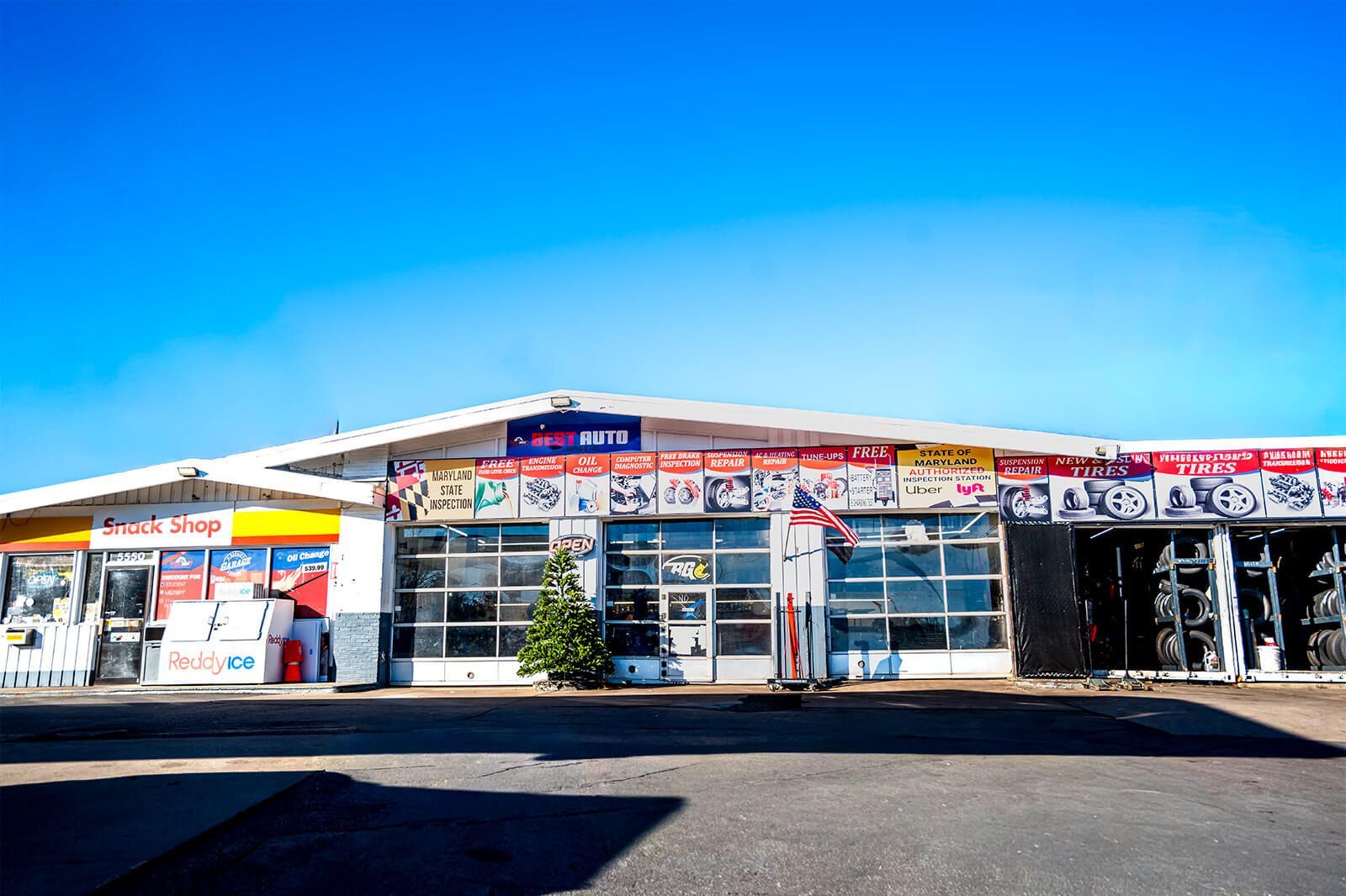 Shop Exterior Signage | Best Auto Repair and Tire 1 