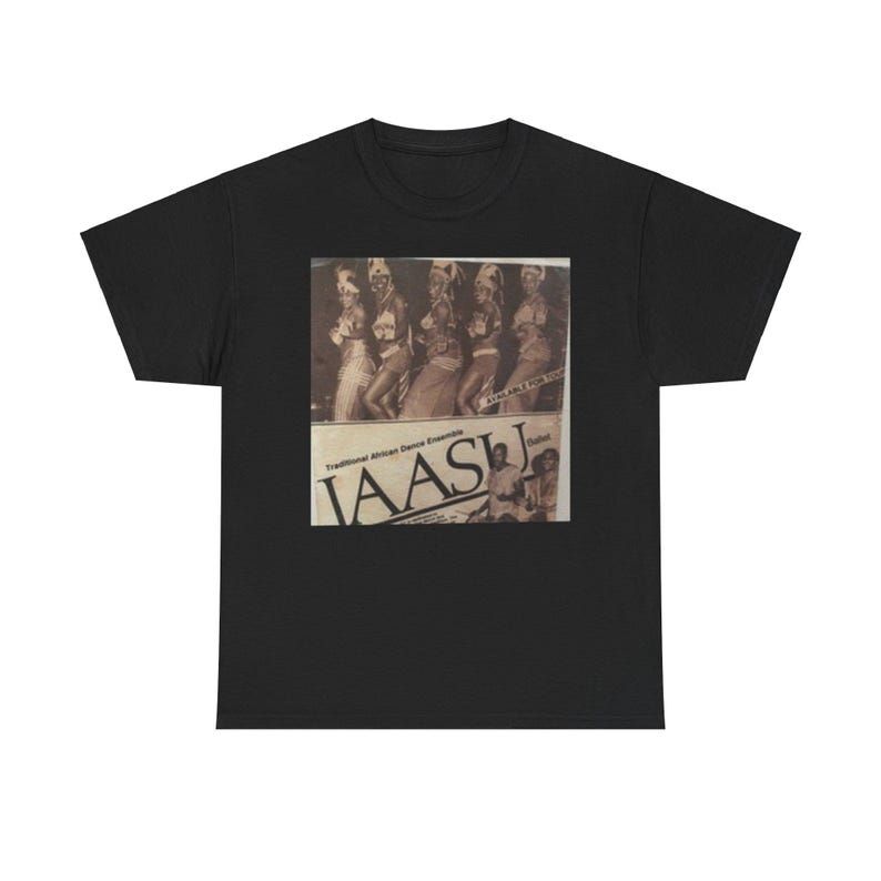 A black t-shirt with the word iaash on it