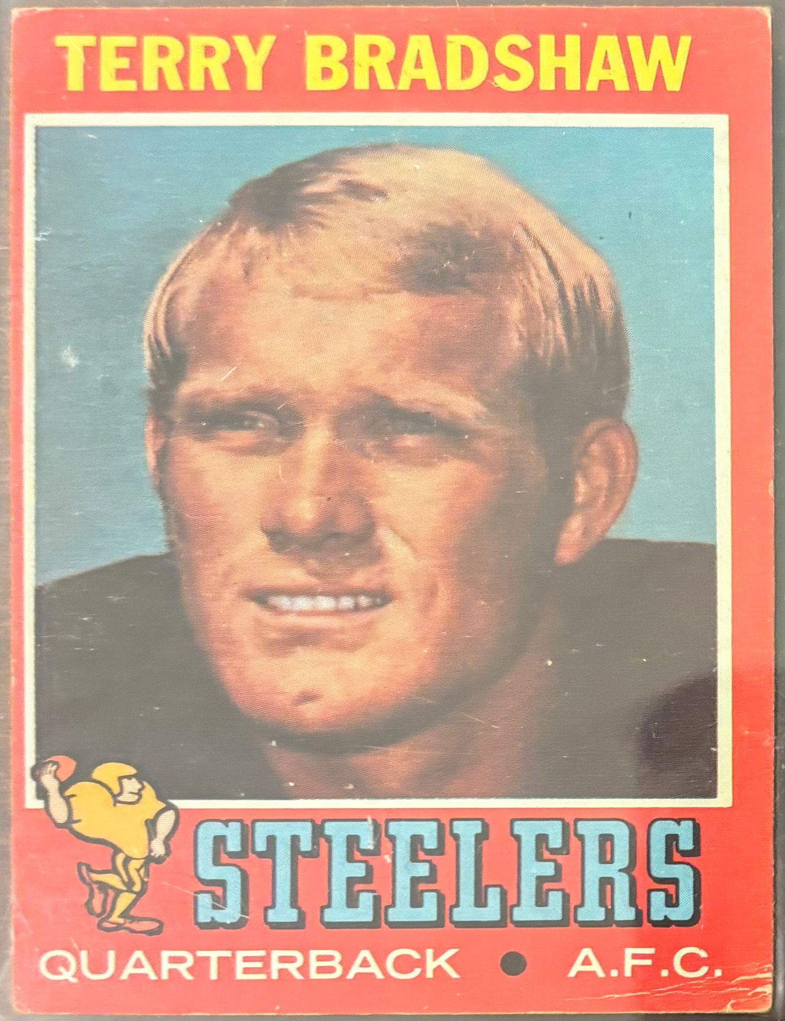 terry bradshaw steelers card