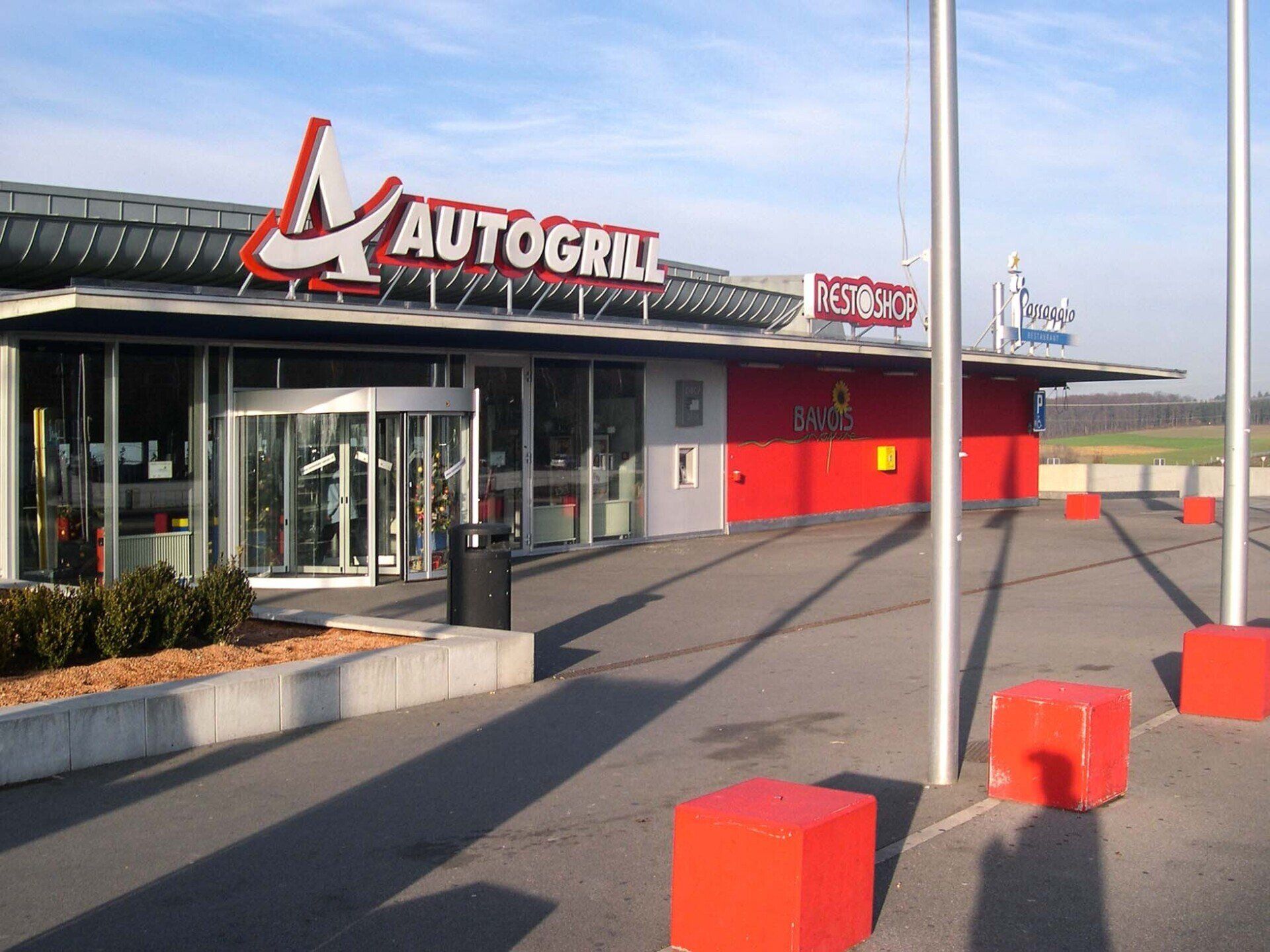 Raststätte Bavois Eingang