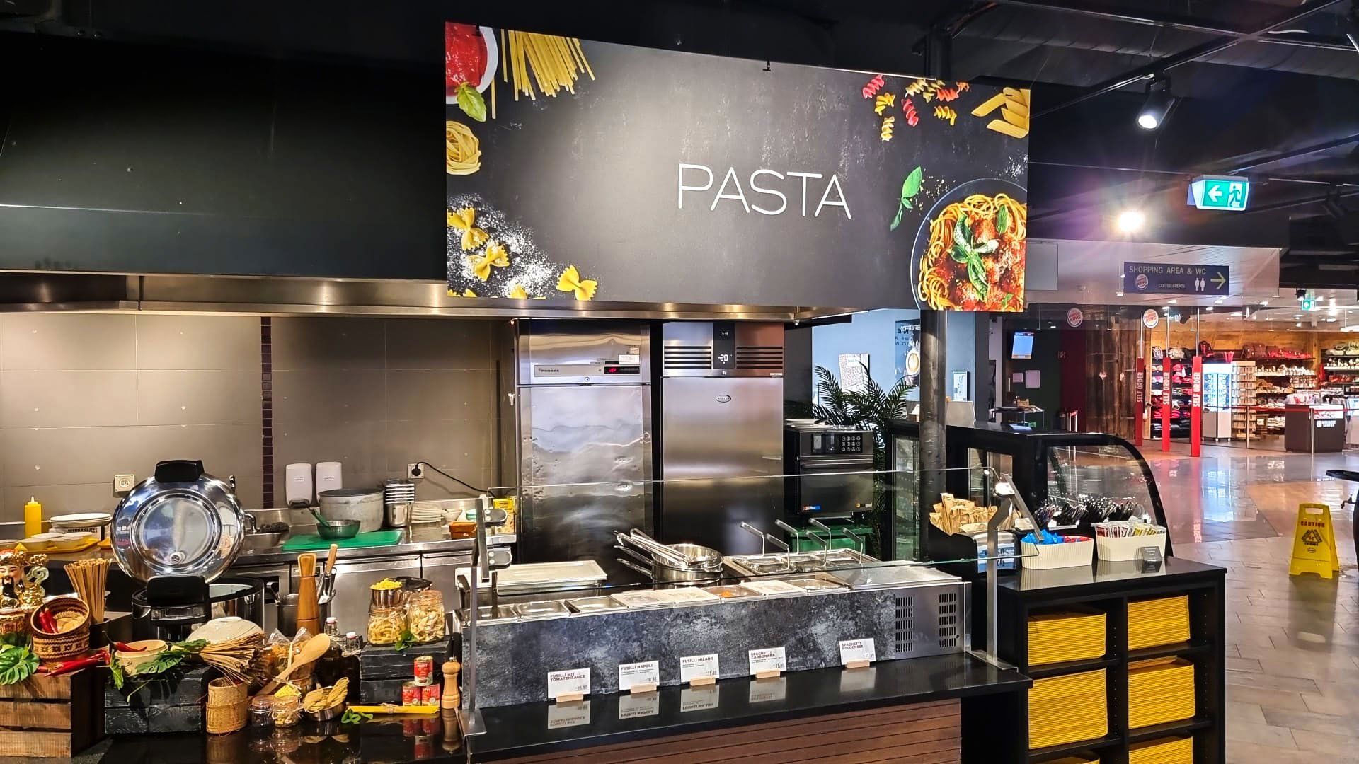 Raststätte Pratteln Pasta Counter