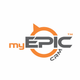 A logo for a company called my epic crm