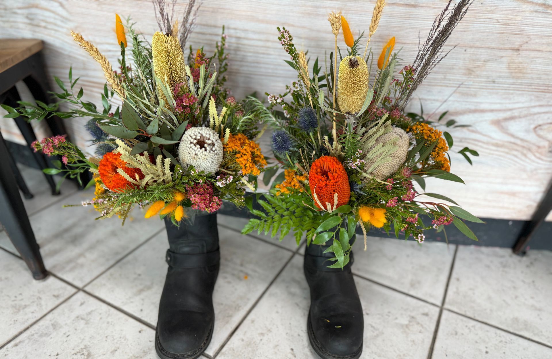 Purple Wreath Flower Arrangement — J'adore Flowers & Gifts Cairns In Earlville, QLD