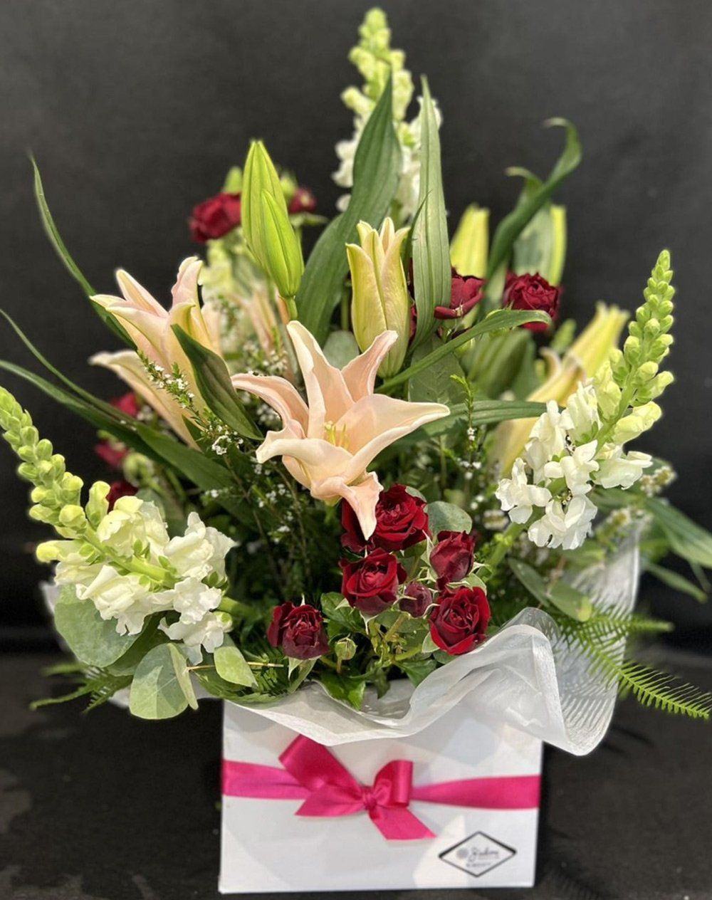 White Flower and Rose — J'adore Flowers & Gifts Cairns In Earlville, QLD