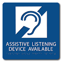 Assistive Listening Device Available logo