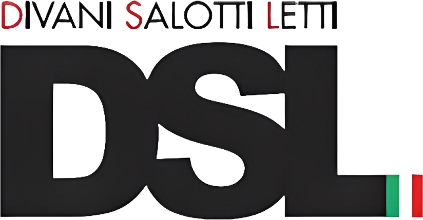 A black and white logo for divani salotti letti