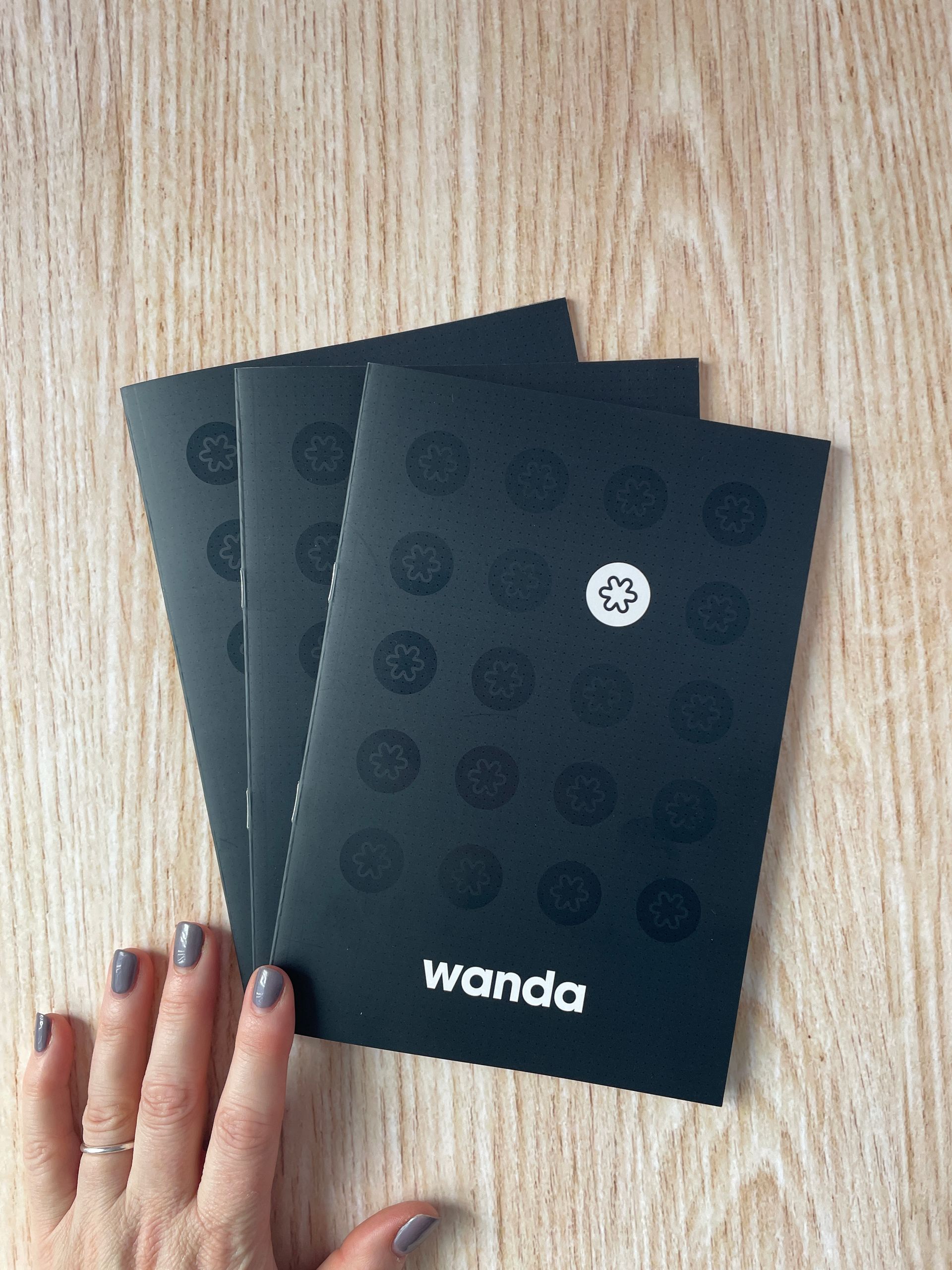 example booklet with gloss uv