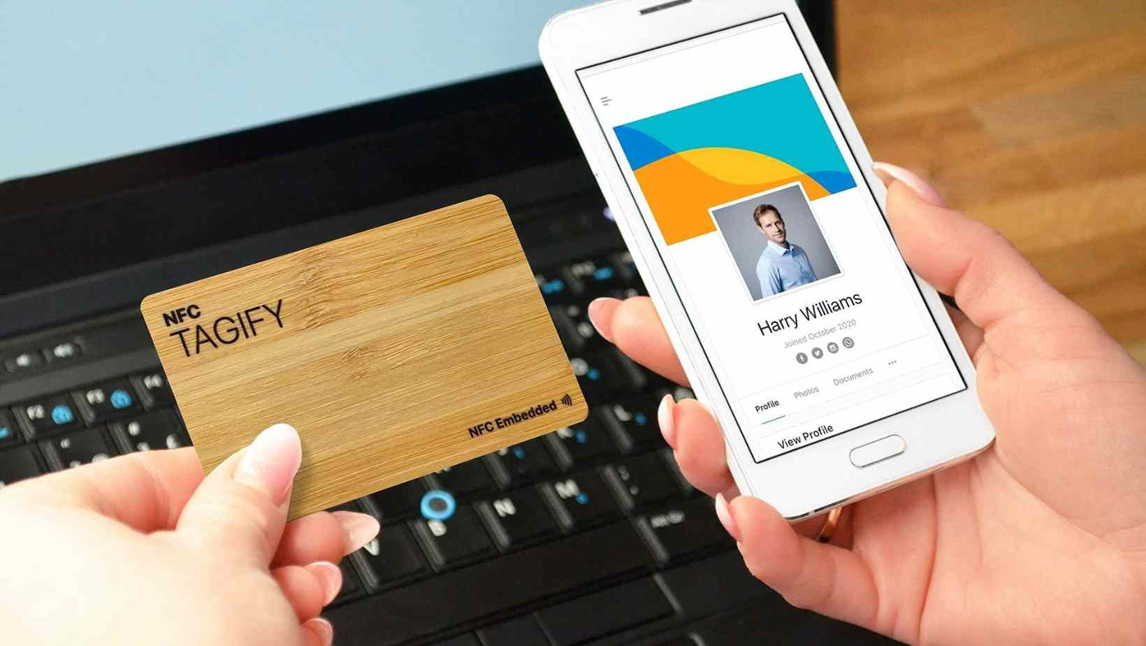 NFC Biz card Example