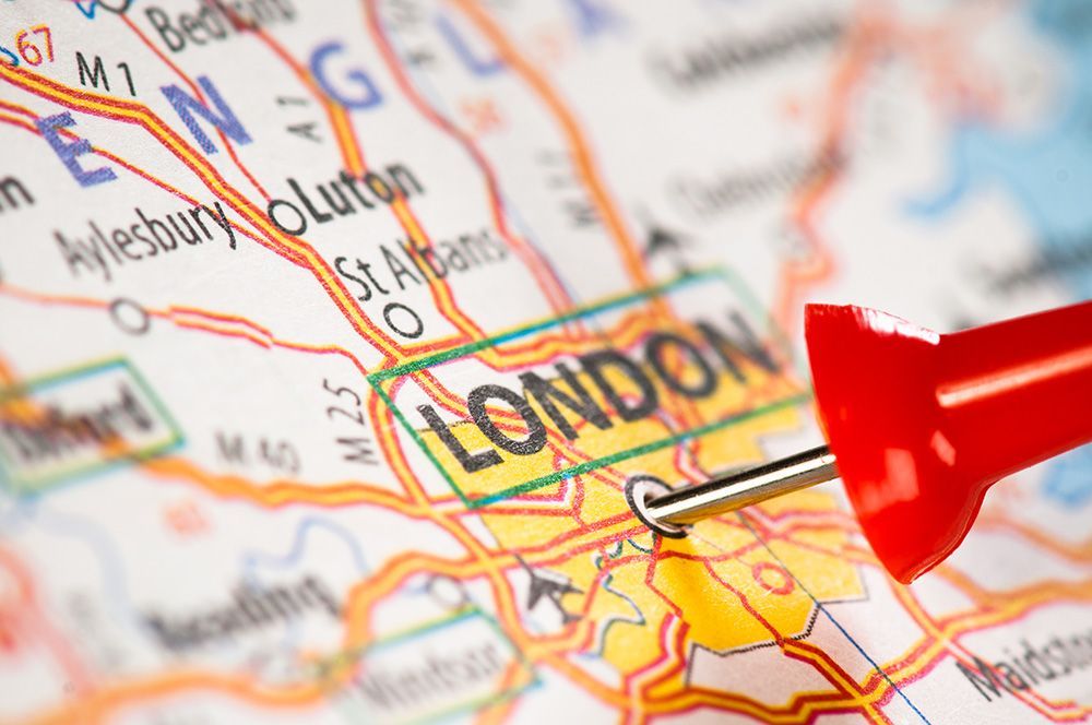 London map pin