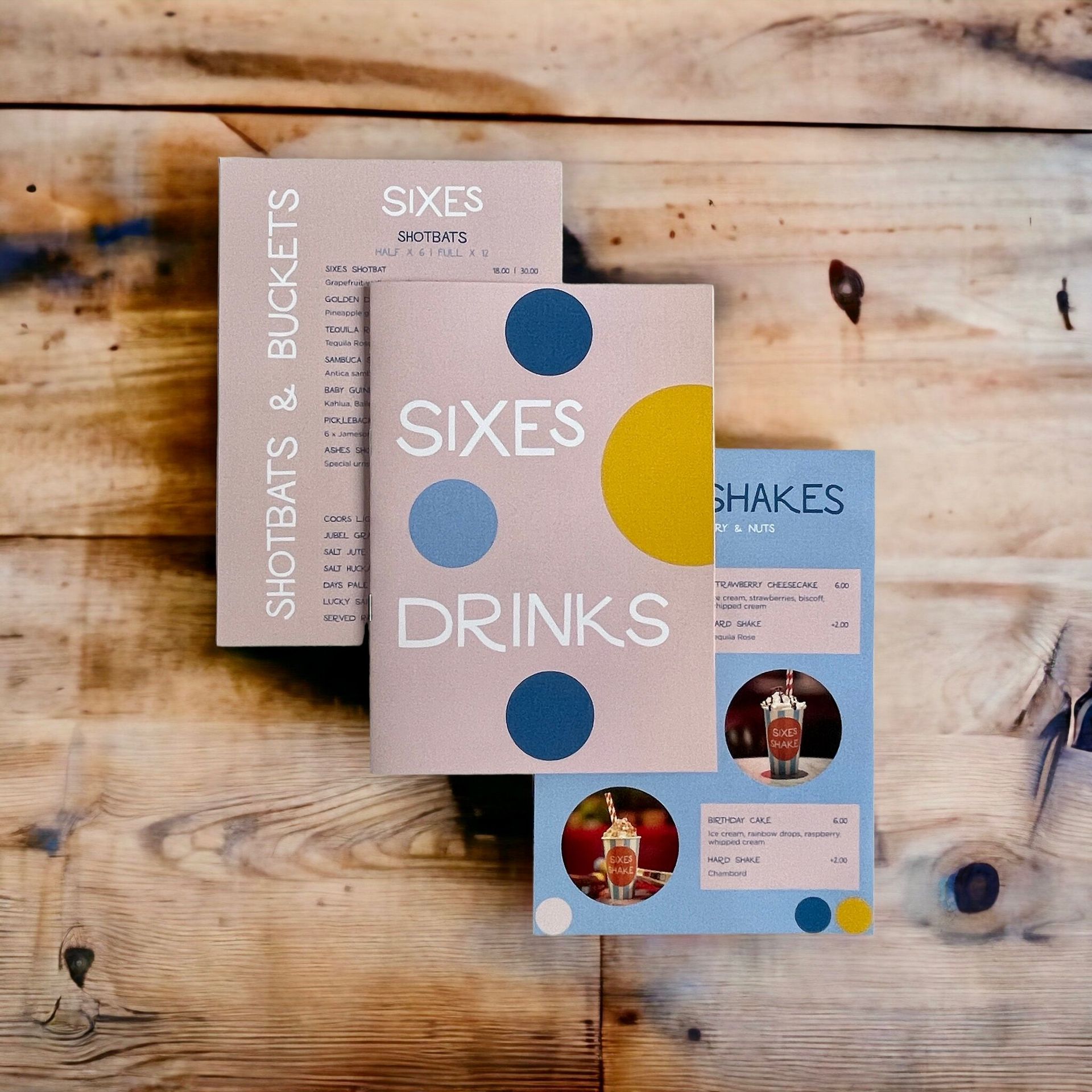 example drinks menu