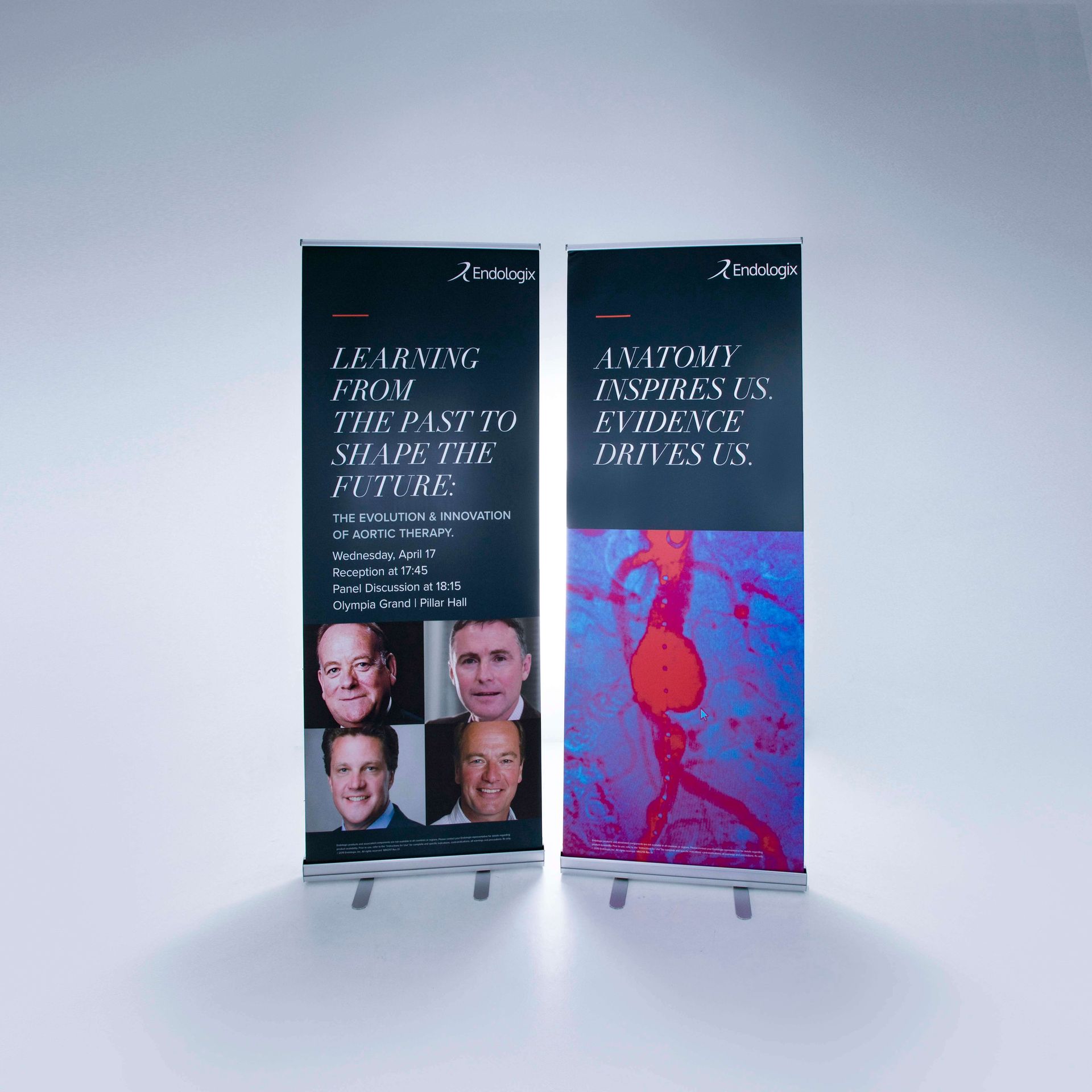 2 x roller banner as examples