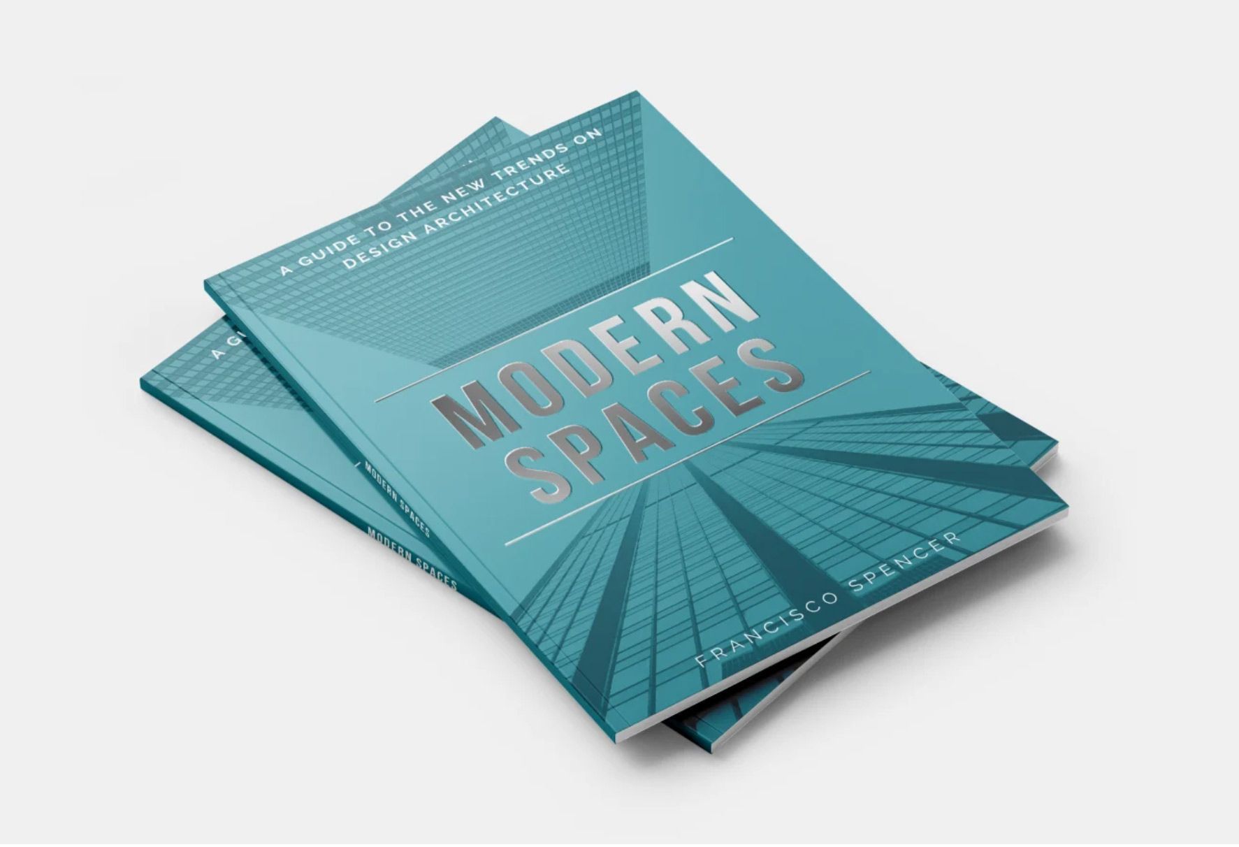 Two turquoise books,