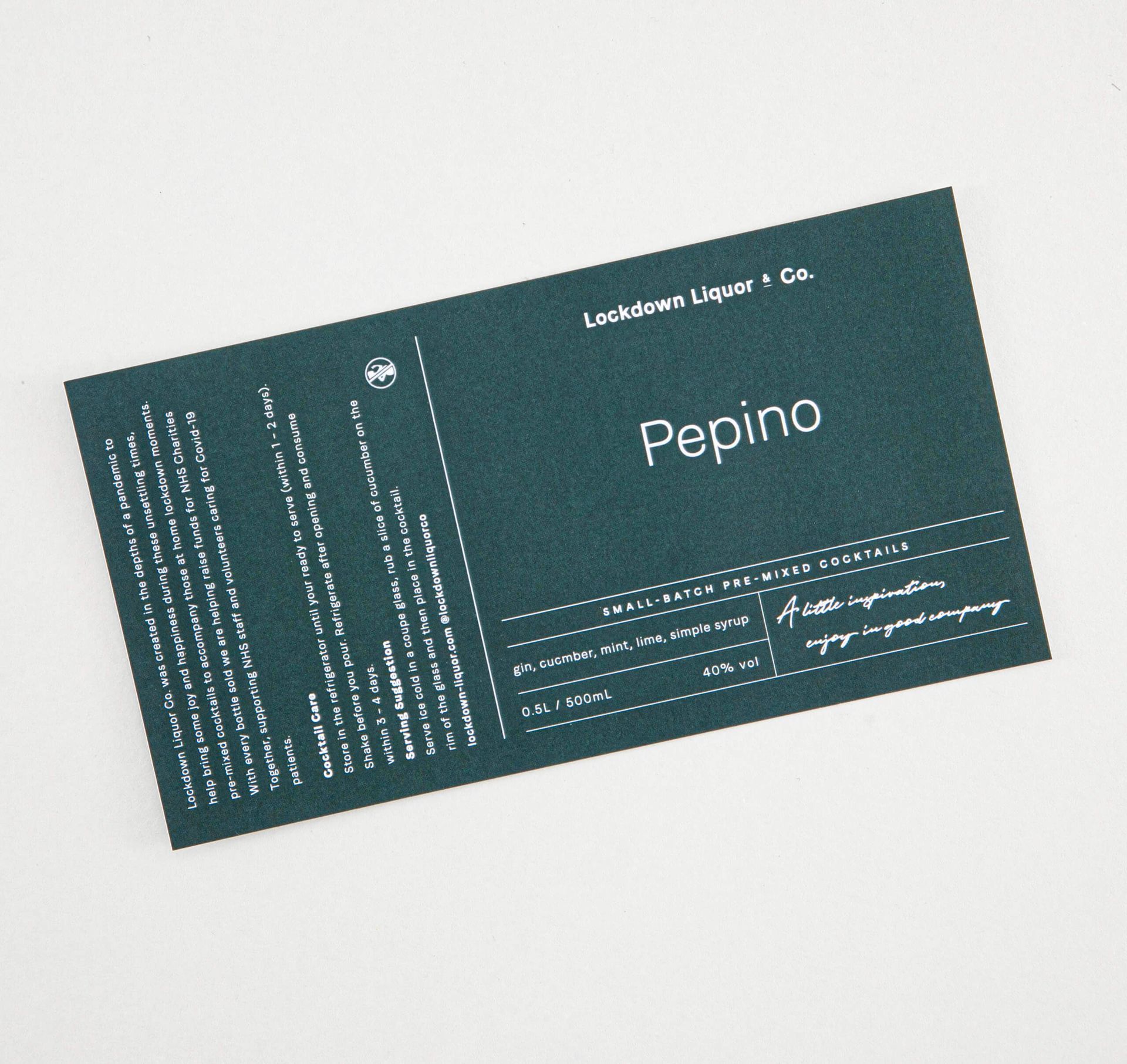 White Ink Leaflets