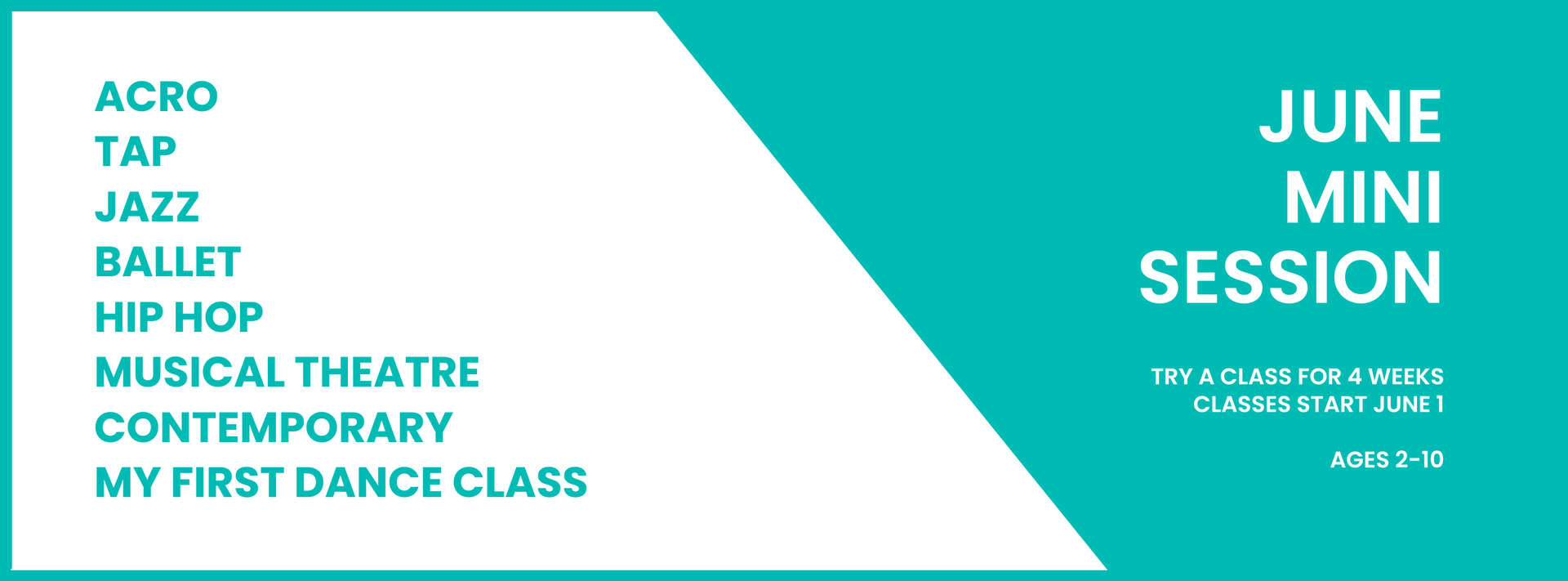 Sign Up To The Dance Workshop!