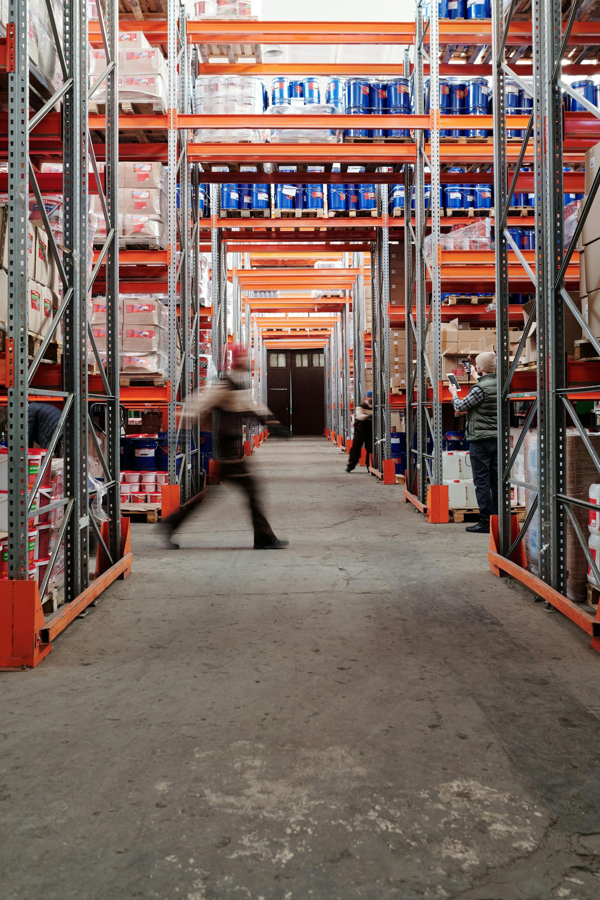 Warehouse storage for business inventory
