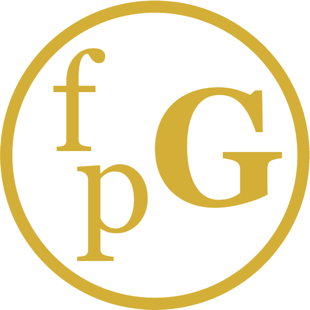 Golden circle logo with 