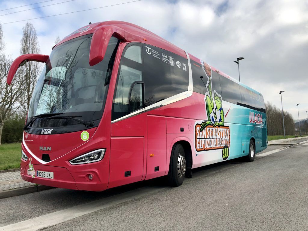 autobuses equipos deportivos gipuzkoa
