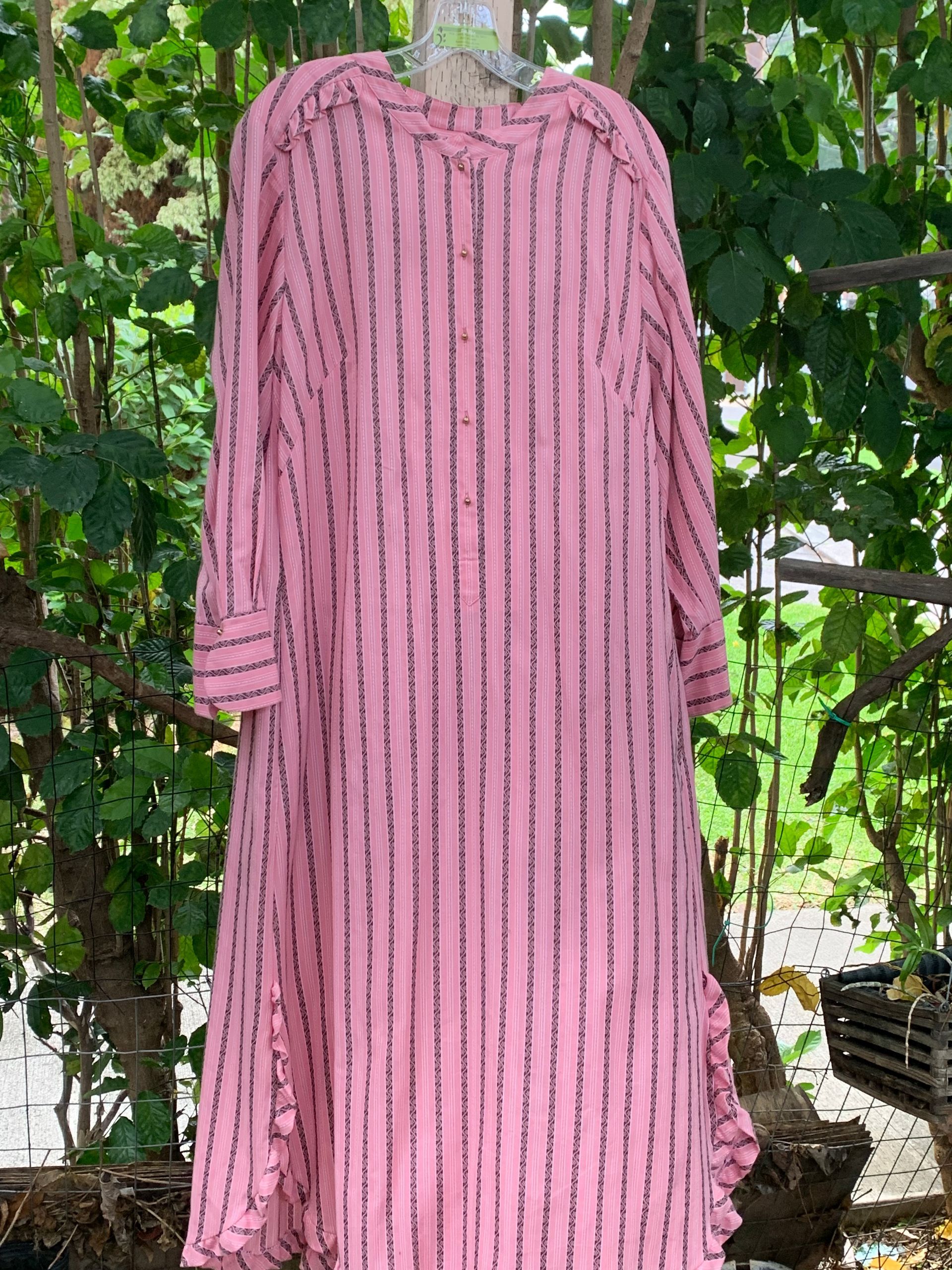 Pink Stripe Dress — Stolulu, HI — Hawaiian Wear