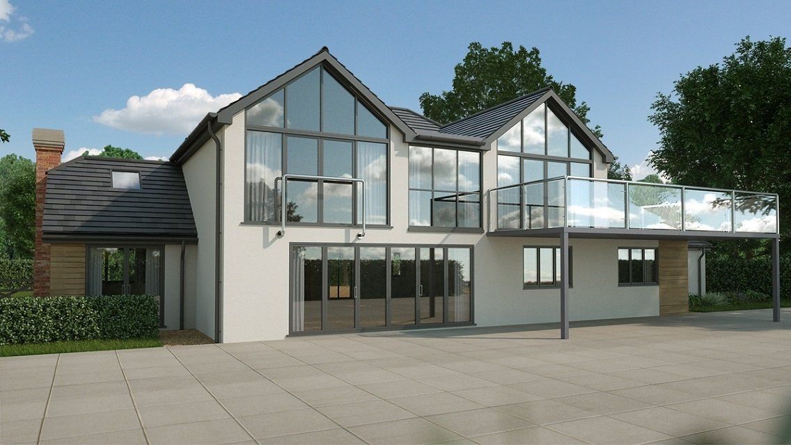 Virtual reality exterior view