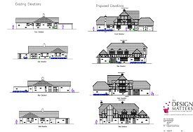 Bungalow to house plans planning drawing