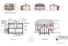 New home building plans planning drawing