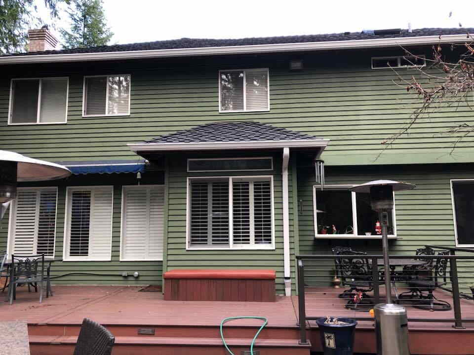 Home Repair and Service — Downspout of Residential House in Newberg, OR