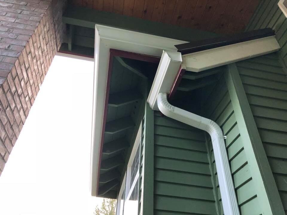Downspouts Installation — Gutter of the House in Newberg, OR