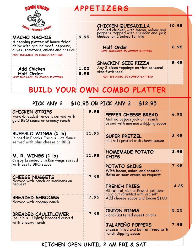 Food Menu Des Moines Iowa Down Under Bar Grill food-menu-des-moines-iowa-down-under-bar-grill