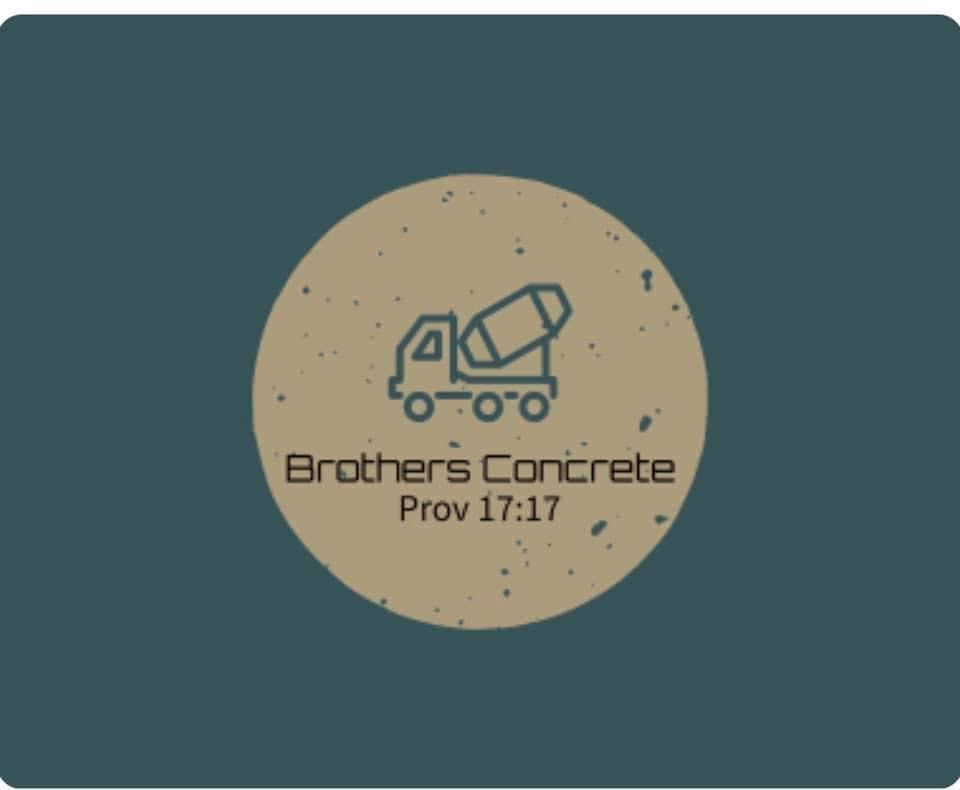 A logo for brothers concrete proverbs 17:17