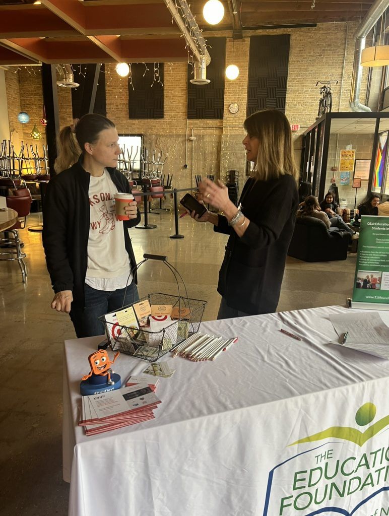 Two Woman Talking - Skokie, IL - The Education Foundation