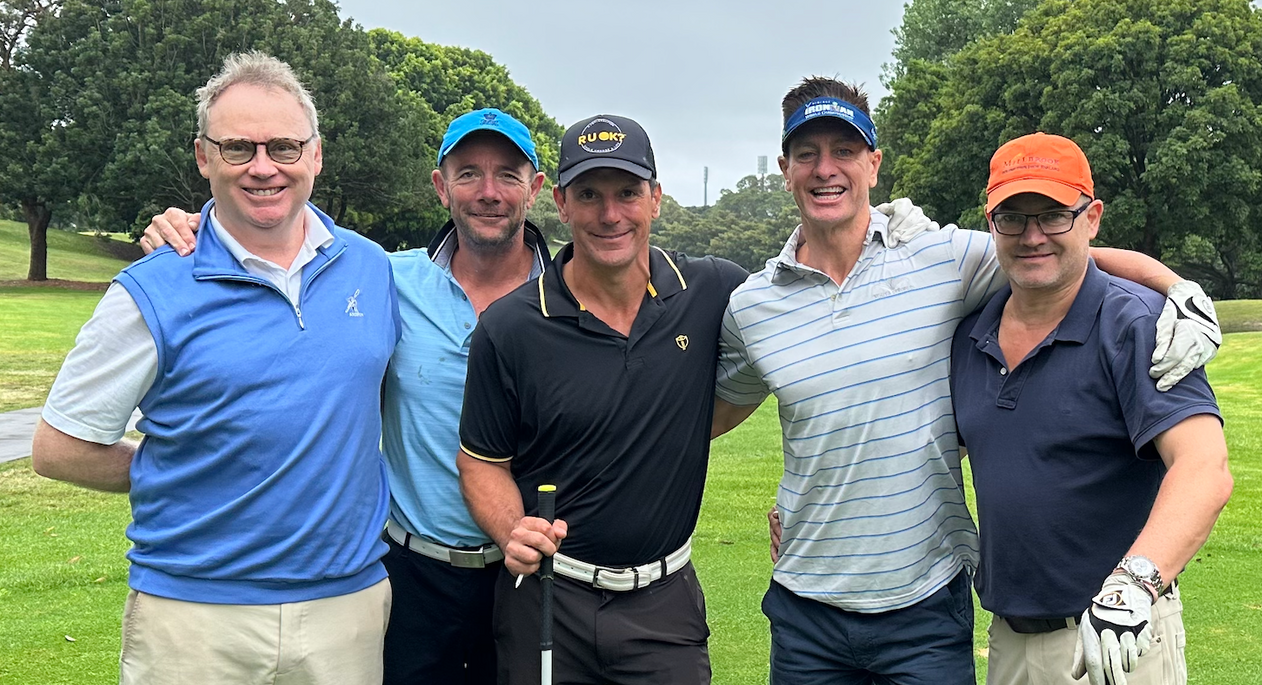 Gavin Larkin's friends at the 2024 Gavin Larkin Memorial Golf Day.