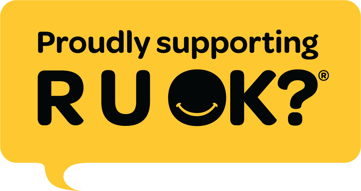 R U OK? logo - proudly supporting