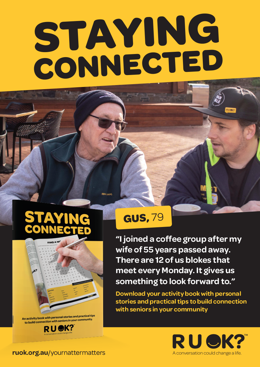 Gus Staying Connected Poster