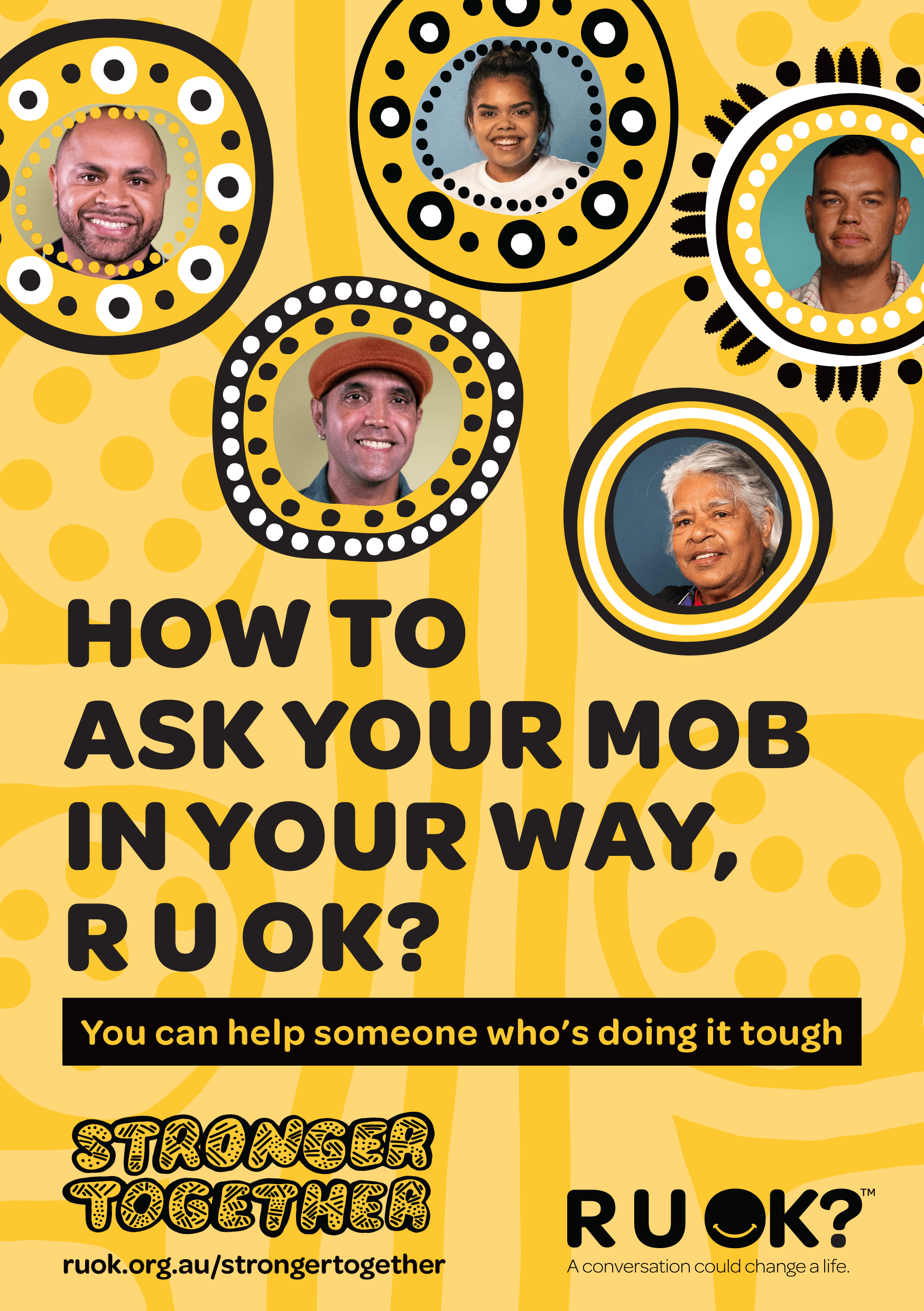 How to Ask your mob, in your own way, Are you OK?