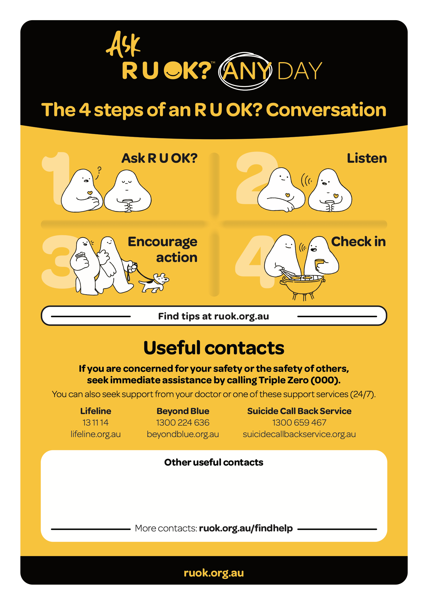 guide to starting a conversation poster