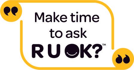 R U OK? logo -  make time to ask