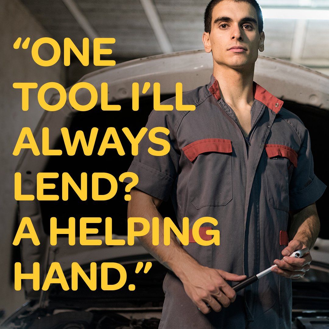 One Tool I'll Always Lend Is A Helping Hand Poster