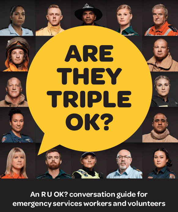 Cover of the R U OK? Are they Triple OK? conversation guide