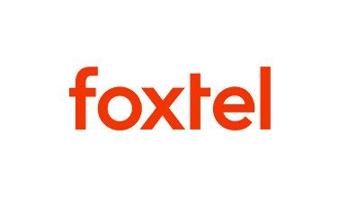 Foxtel logo with website link