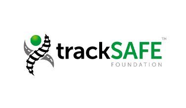 Tracksafe Foundation logo with website link