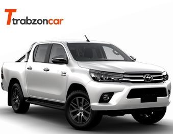 Trabzon arazi aracı kiralama Toyota Hilux çift kabin pikap
