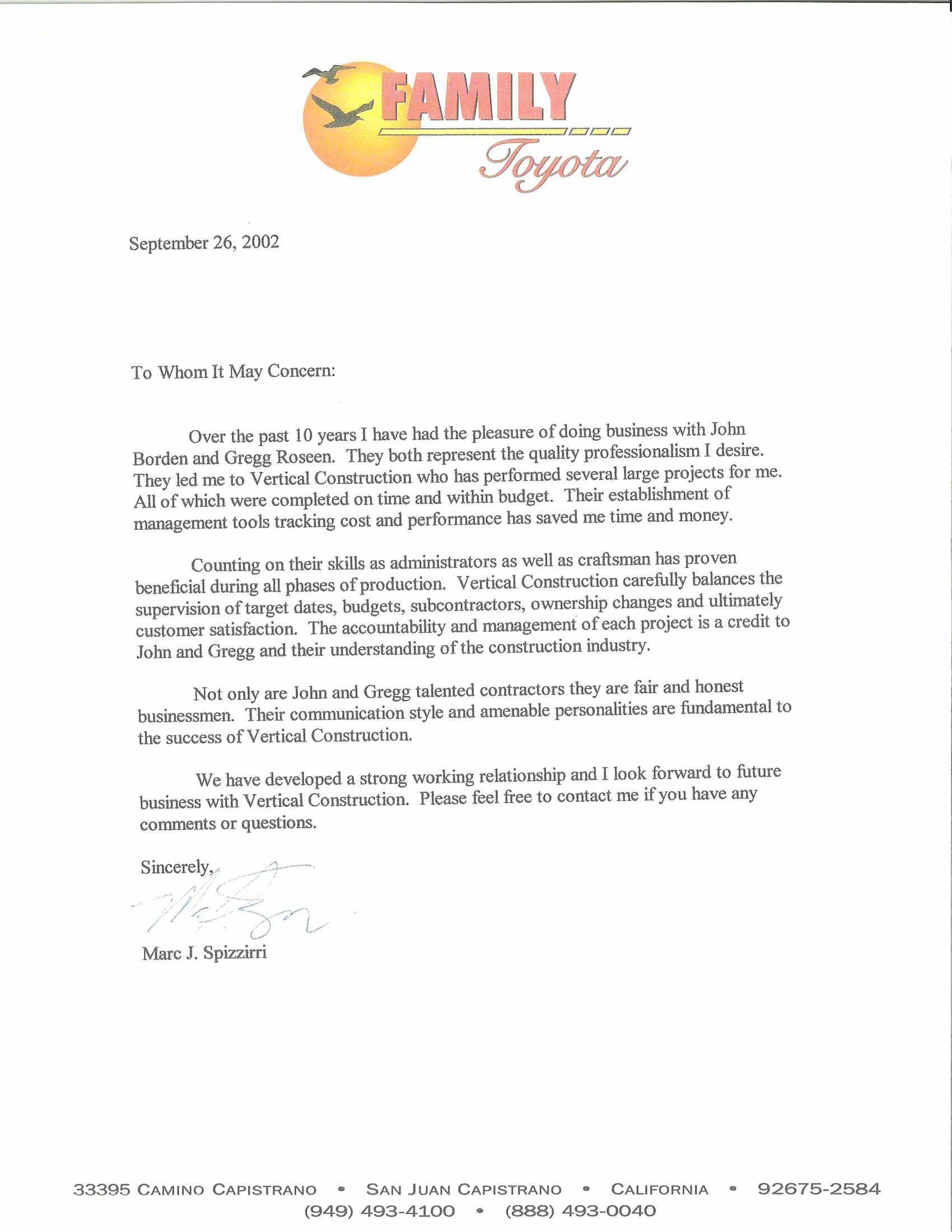 General Contractor and Construction Company.