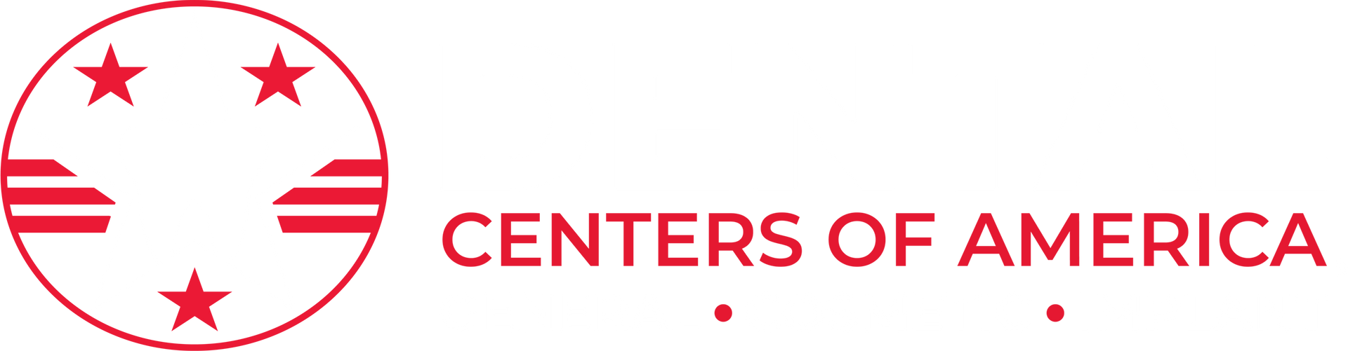 Dental Centers of America Logo - White