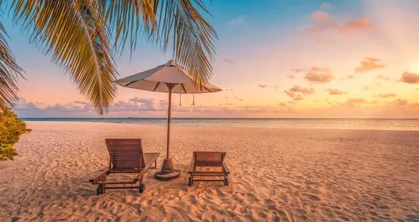 Romantic sunset along the Emerald Coast near Coastal Tide Escapes in Panama City Beach